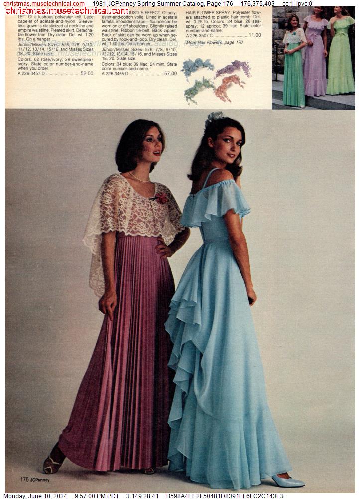 1981 JCPenney Spring Summer Catalog, Page 176
