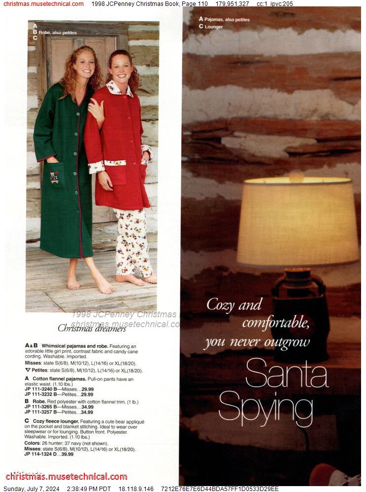 1998 JCPenney Christmas Book, Page 110
