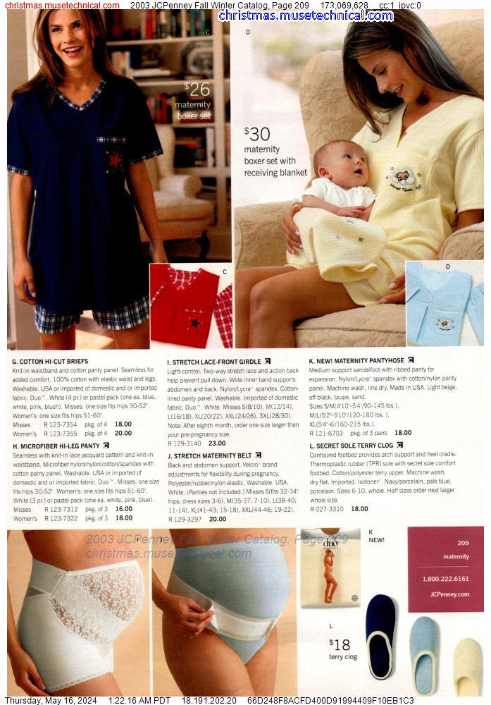 2003 JCPenney Fall Winter Catalog, Page 209