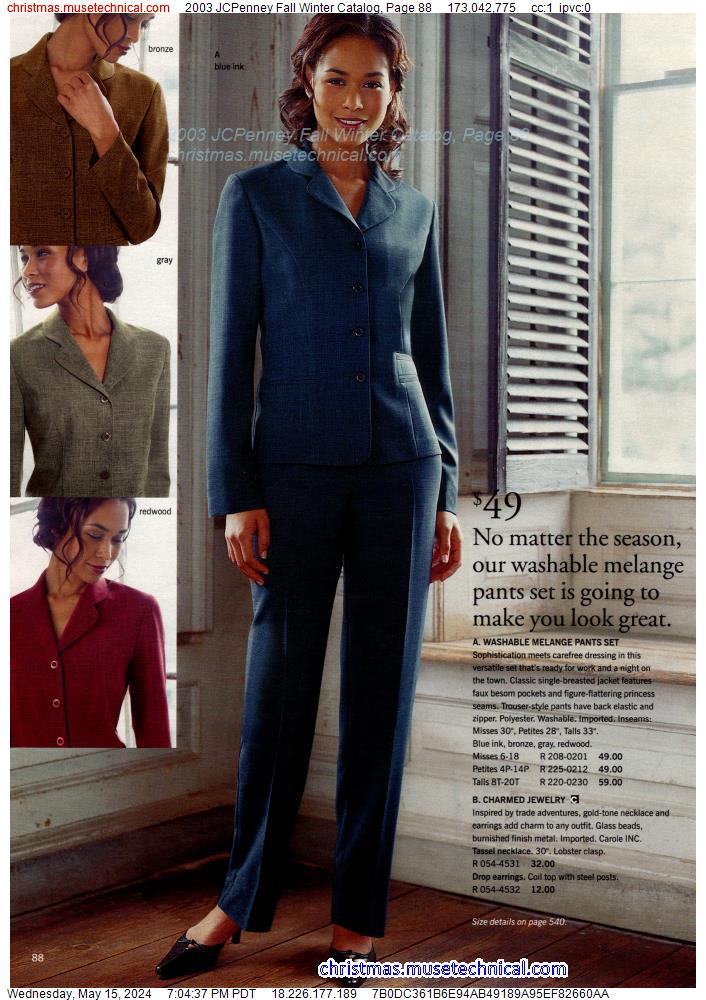 2003 JCPenney Fall Winter Catalog, Page 88