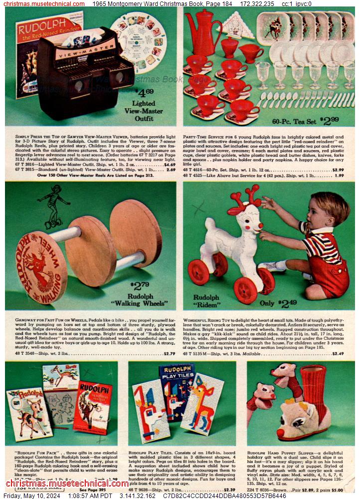 1965 Montgomery Ward Christmas Book, Page 184