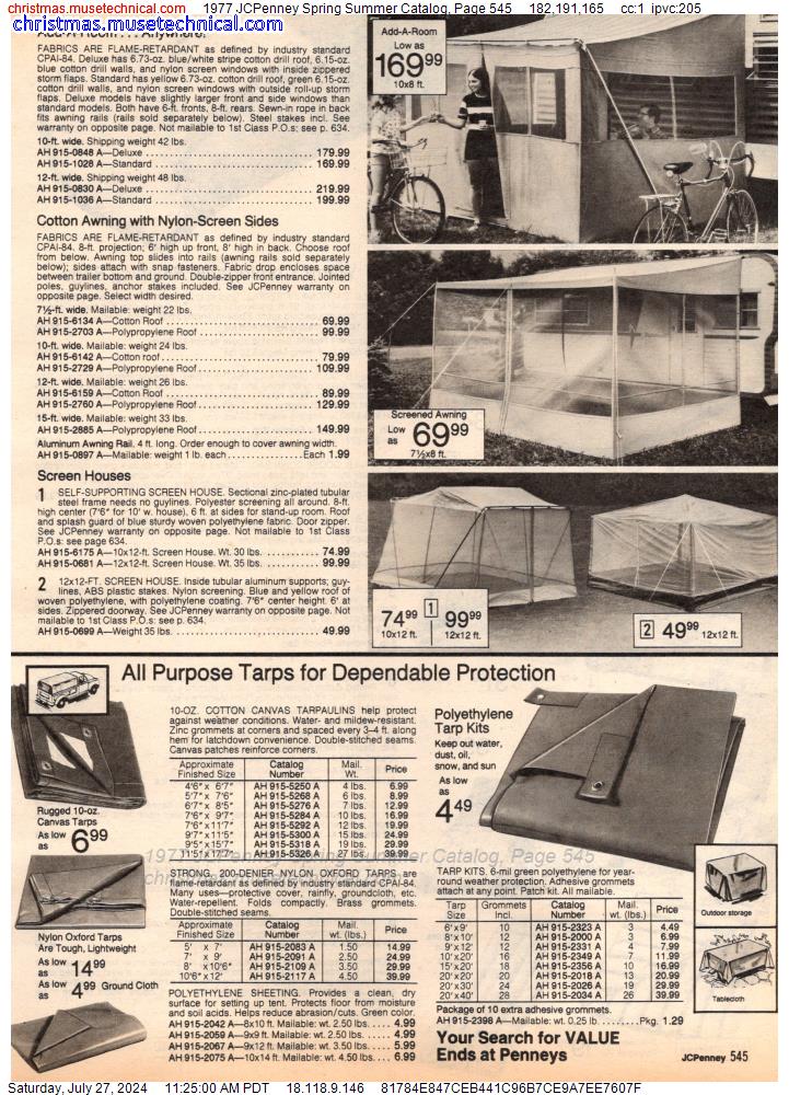 1977 JCPenney Spring Summer Catalog, Page 545