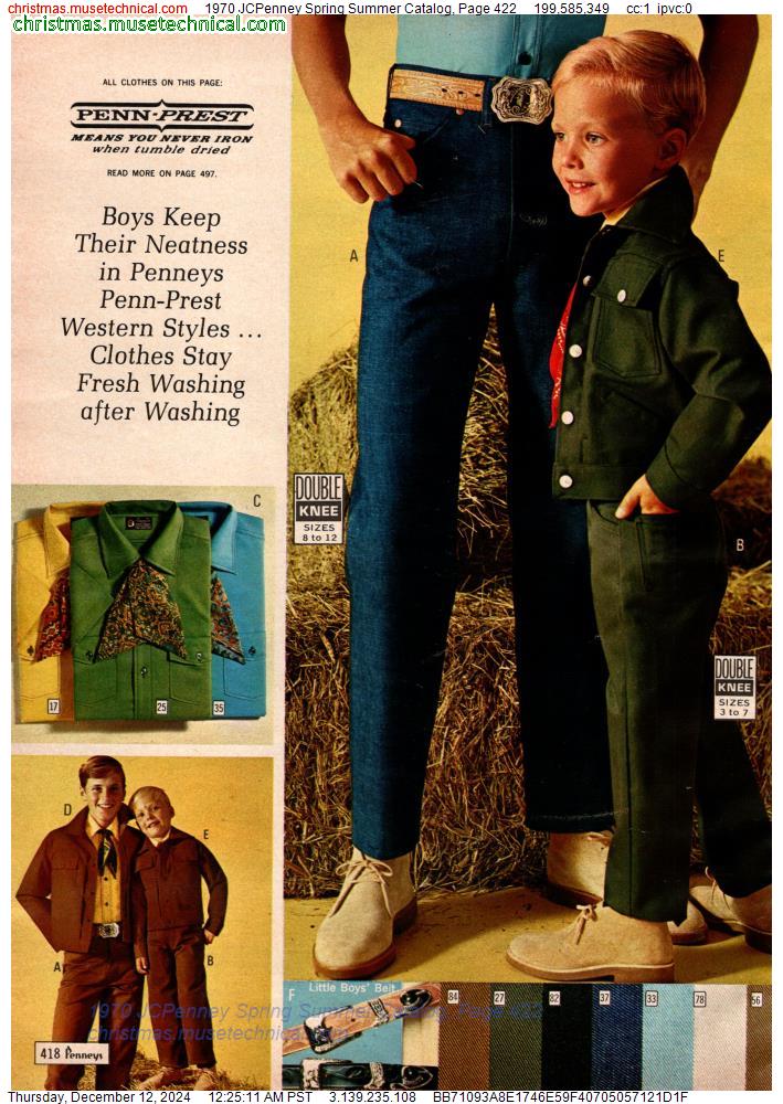 1970 JCPenney Spring Summer Catalog, Page 422