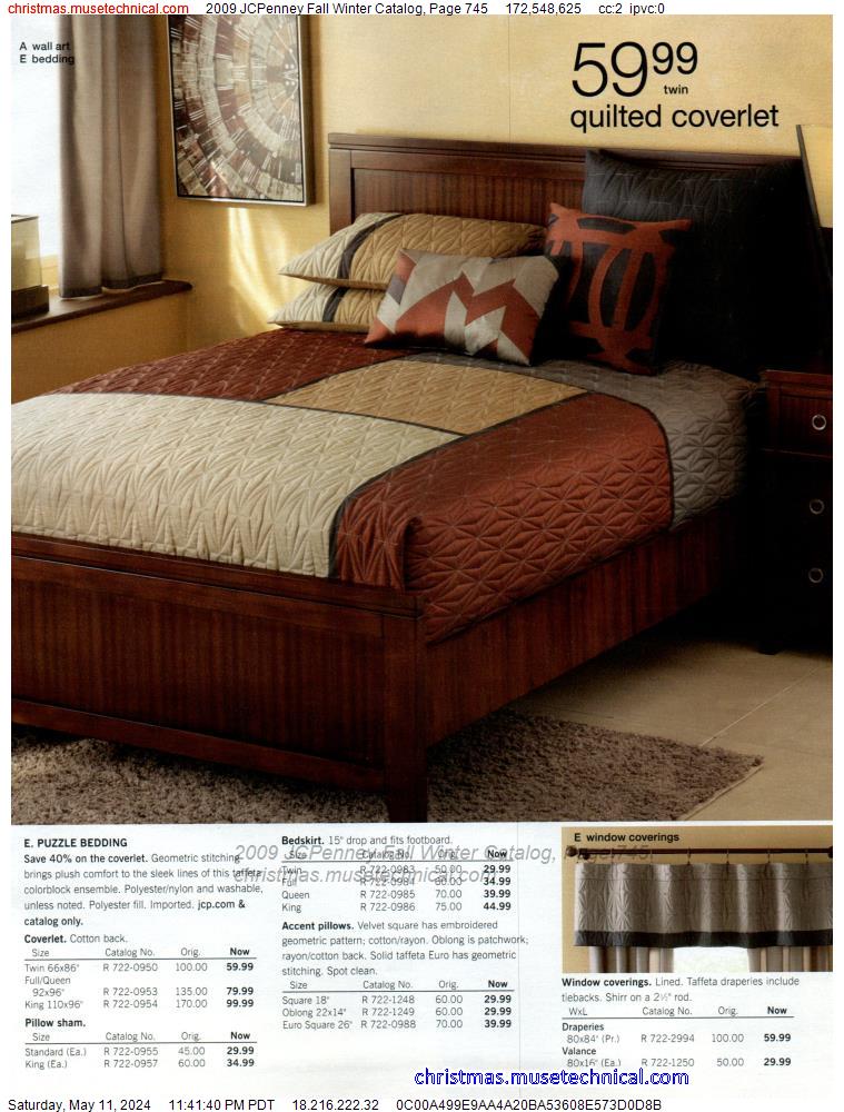 2009 JCPenney Fall Winter Catalog, Page 745