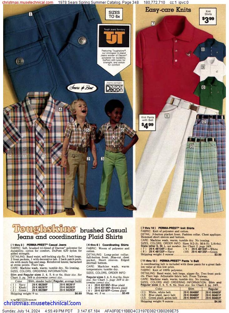 1978 Sears Spring Summer Catalog, Page 348