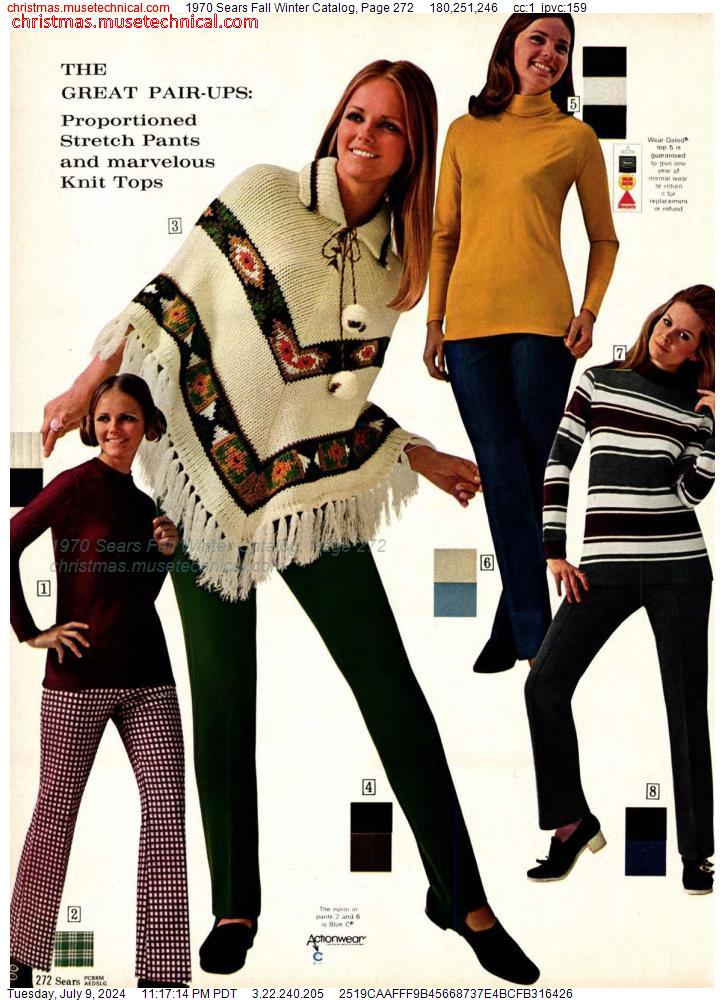1970 Sears Fall Winter Catalog, Page 272