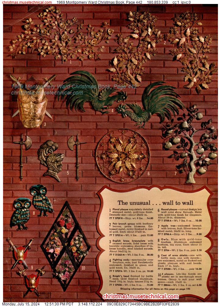 1969 Montgomery Ward Christmas Book, Page 442
