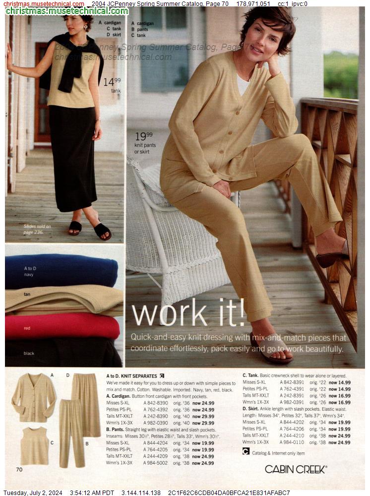 2004 JCPenney Spring Summer Catalog, Page 70