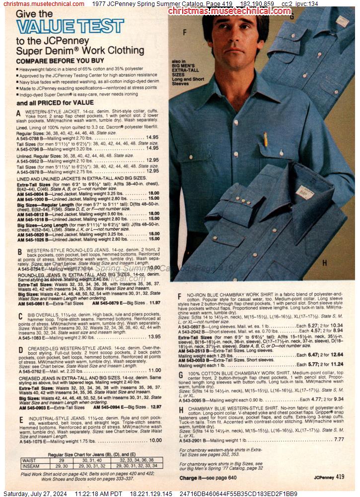 1977 JCPenney Spring Summer Catalog, Page 419