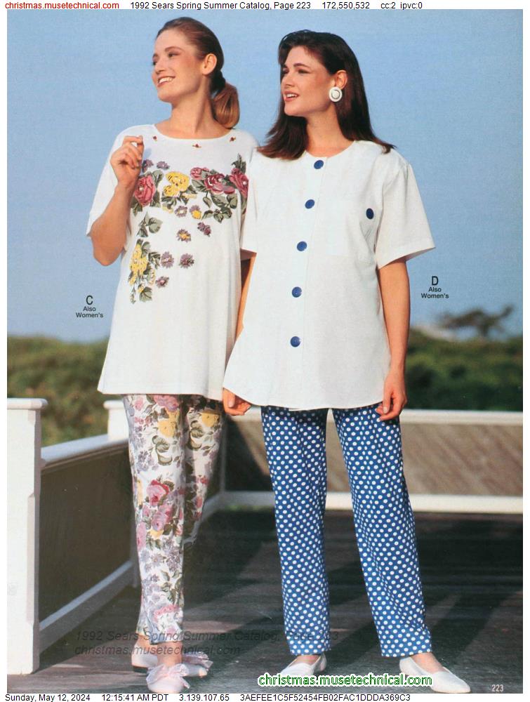 1992 Sears Spring Summer Catalog, Page 223