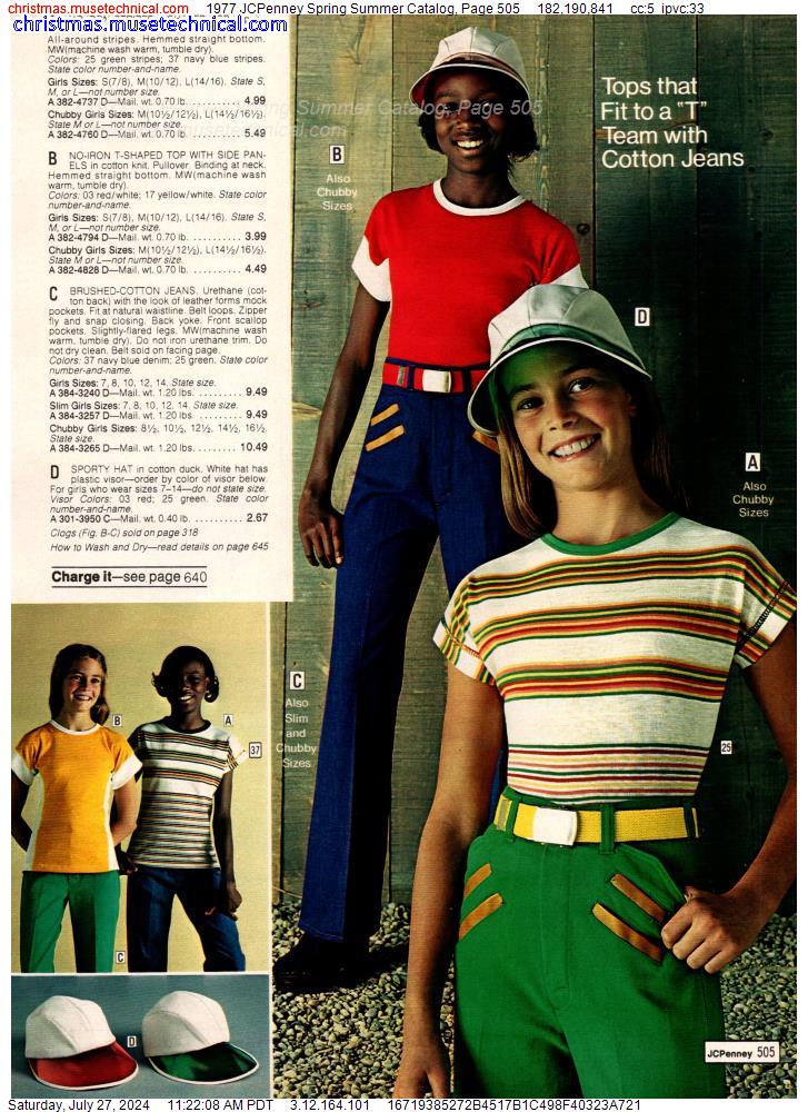1977 JCPenney Spring Summer Catalog, Page 505