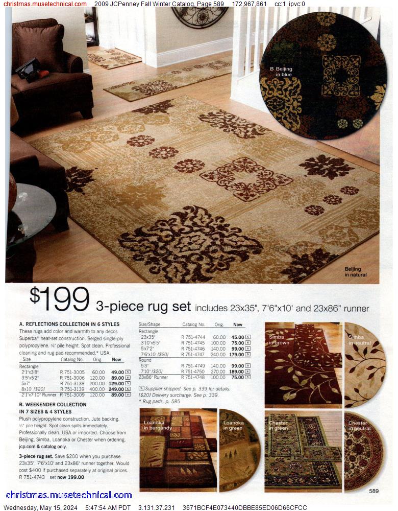 2009 JCPenney Fall Winter Catalog, Page 589
