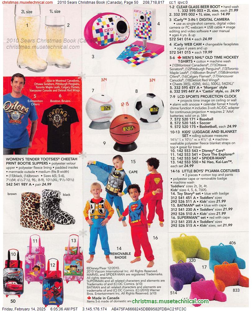 2010 Sears Christmas Book (Canada), Page 50