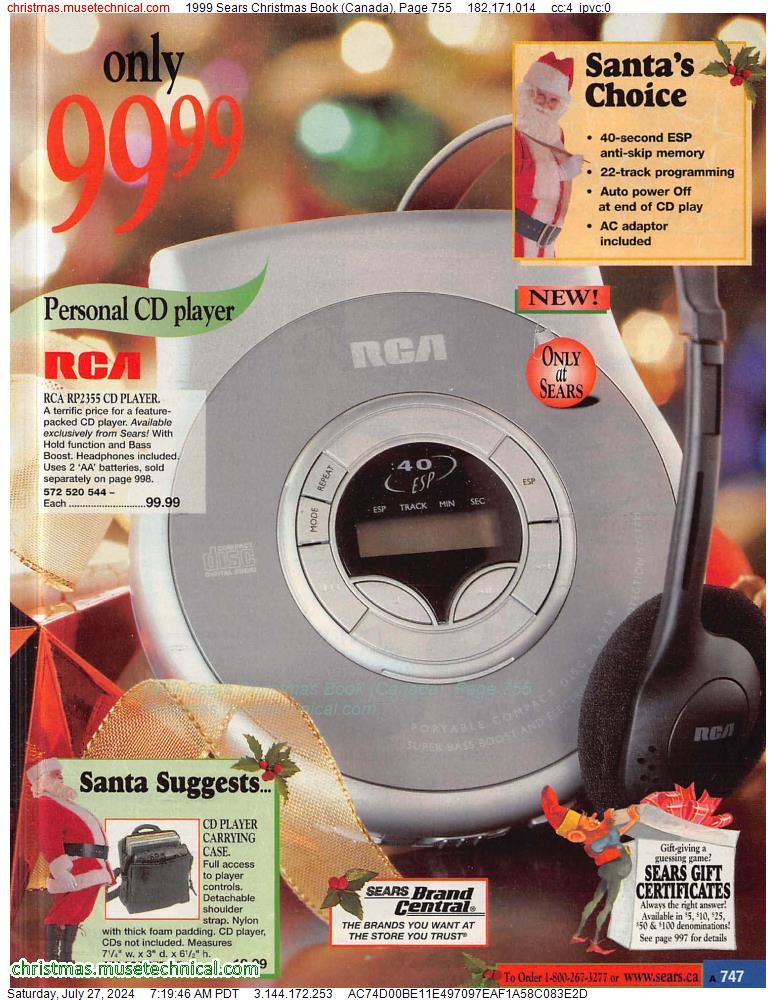 1999 Sears Christmas Book (Canada), Page 755