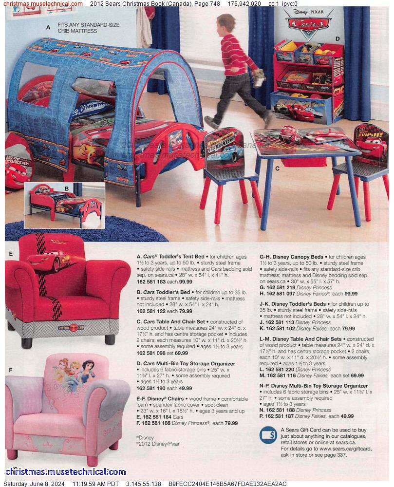 2012 Sears Christmas Book (Canada), Page 748