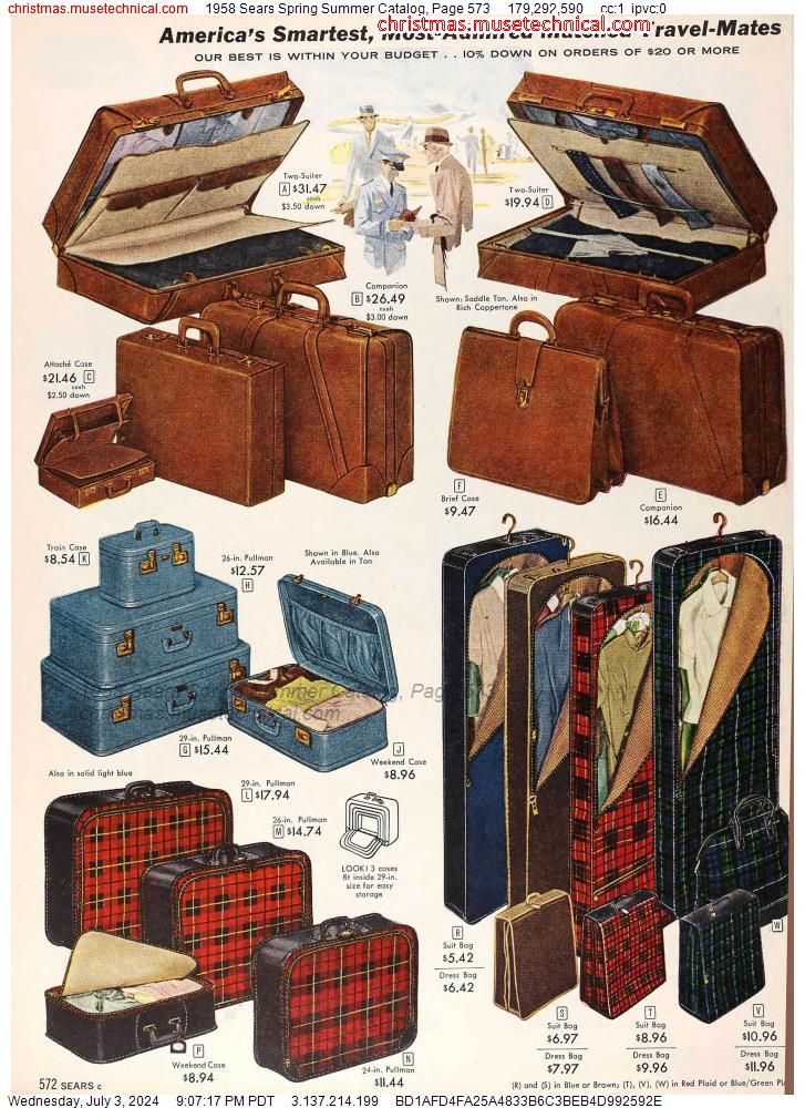1958 Sears Spring Summer Catalog, Page 573