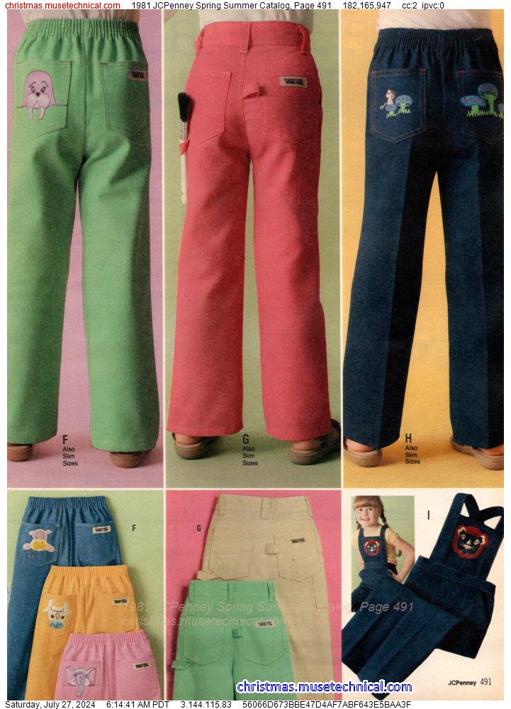 1981 JCPenney Spring Summer Catalog, Page 491
