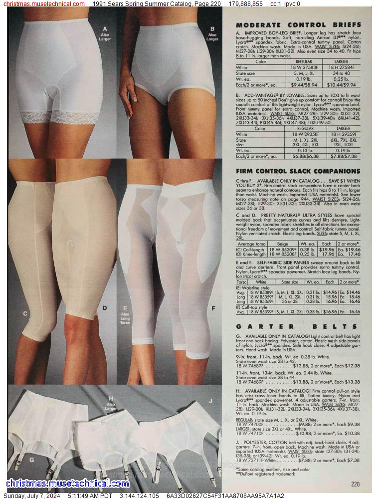 1991 Sears Spring Summer Catalog, Page 220