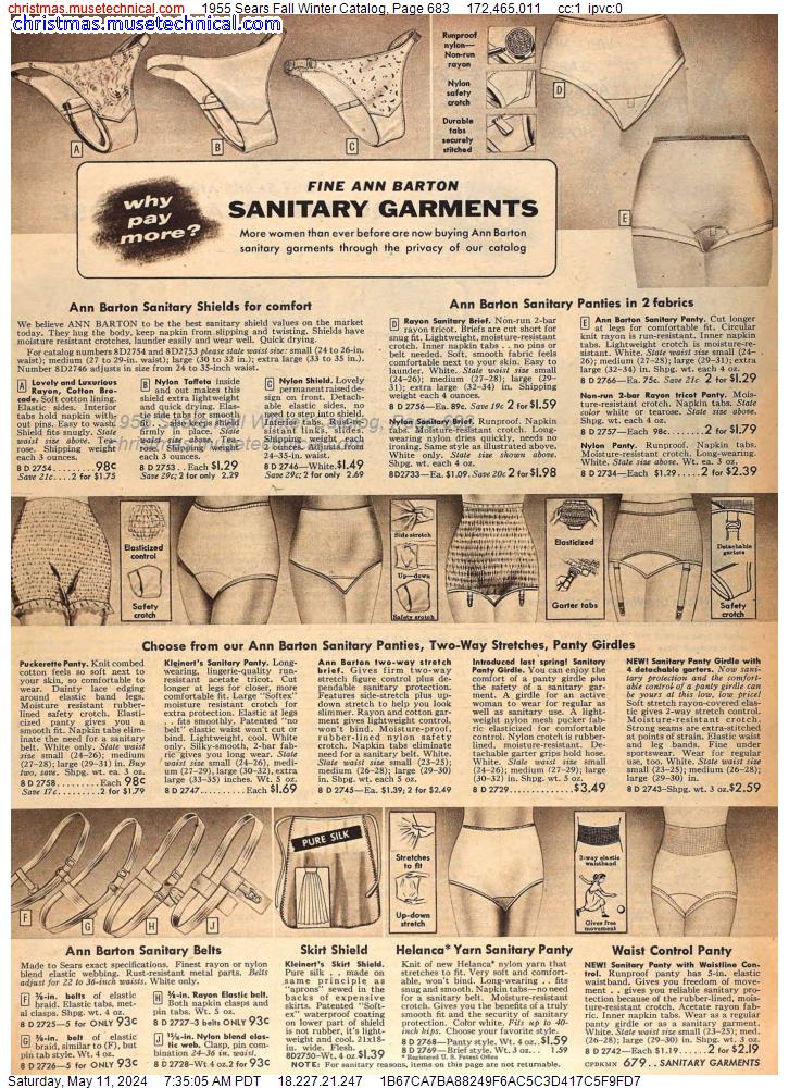 1955 Sears Fall Winter Catalog, Page 683