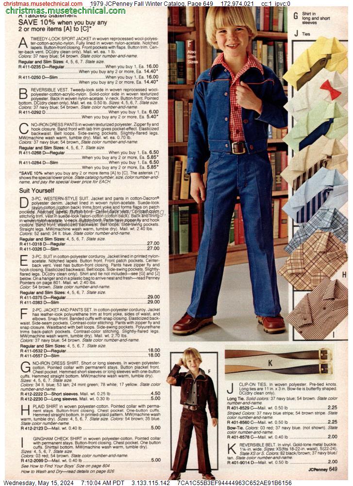 1979 JCPenney Fall Winter Catalog, Page 649