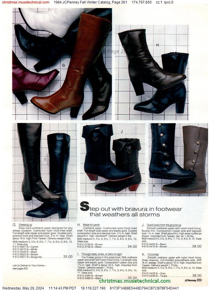 1984 JCPenney Fall Winter Catalog, Page 261