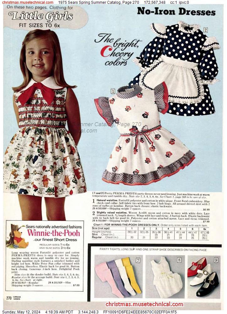 1975 Sears Spring Summer Catalog, Page 270