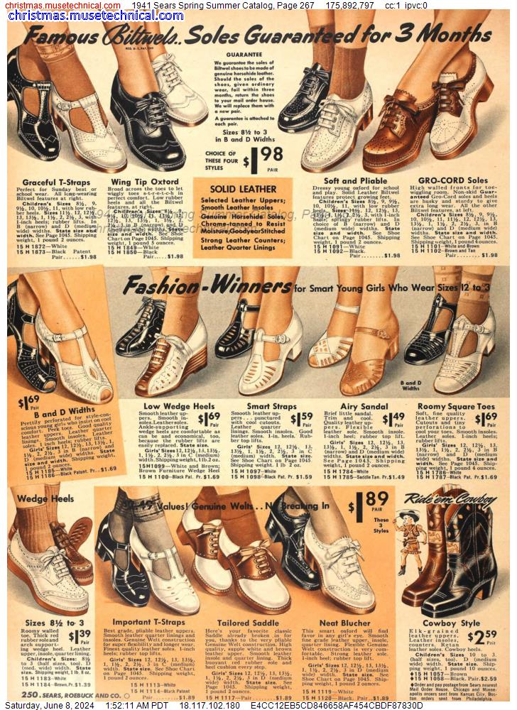 1941 Sears Spring Summer Catalog, Page 267