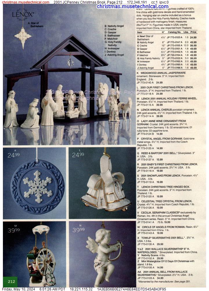 2001 JCPenney Christmas Book, Page 212