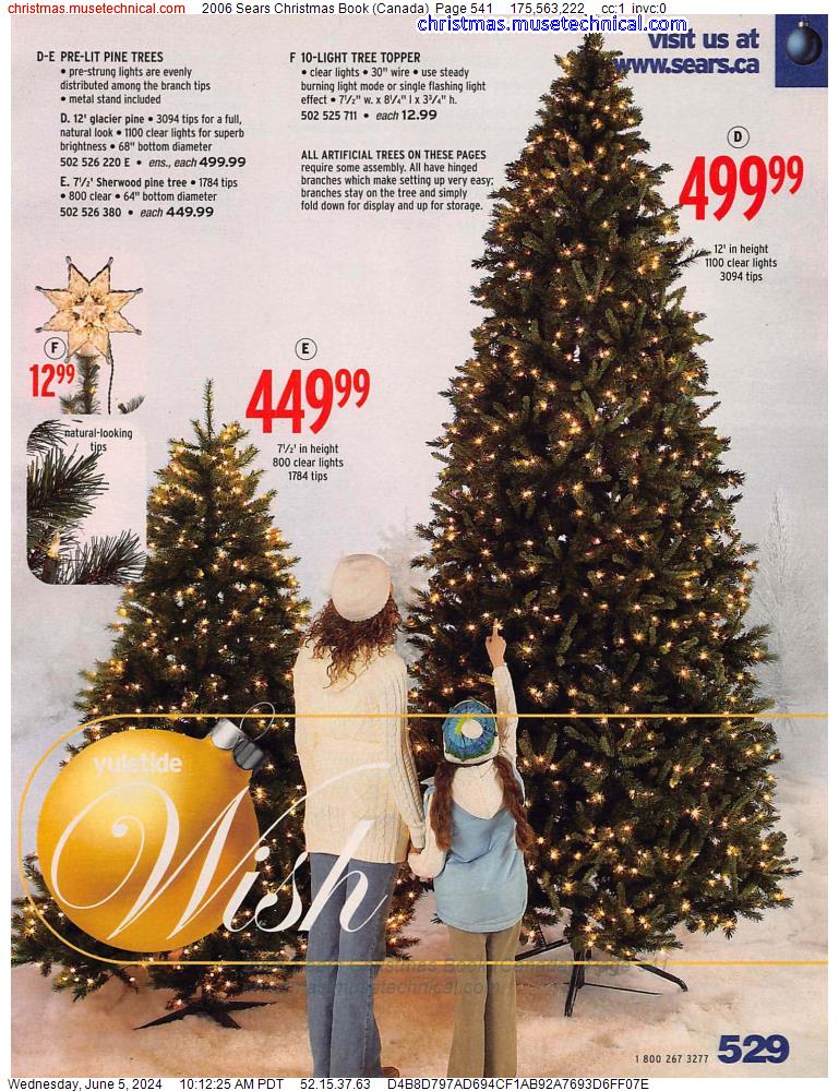 2006 Sears Christmas Book (Canada), Page 541