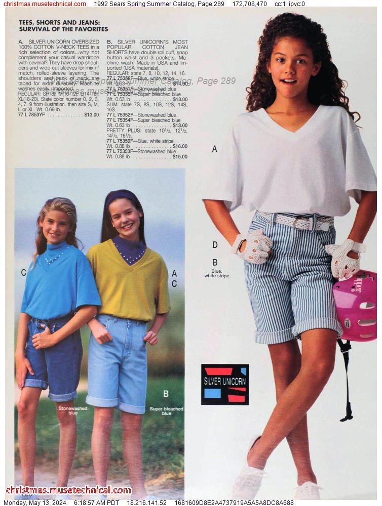 1992 Sears Spring Summer Catalog, Page 289