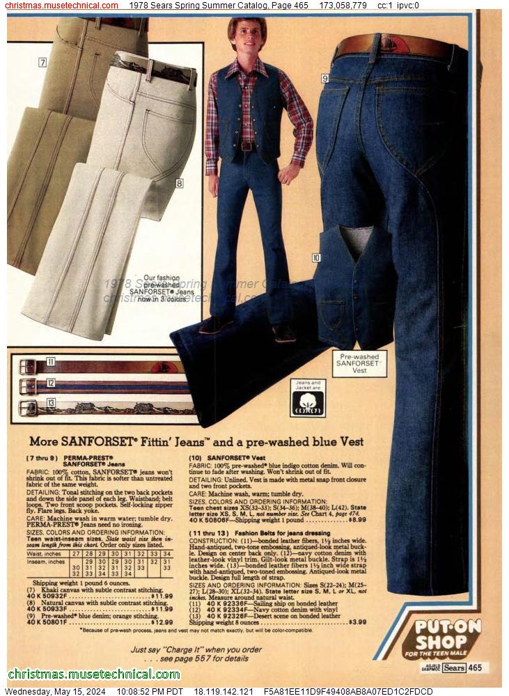 1978 Sears Spring Summer Catalog, Page 465
