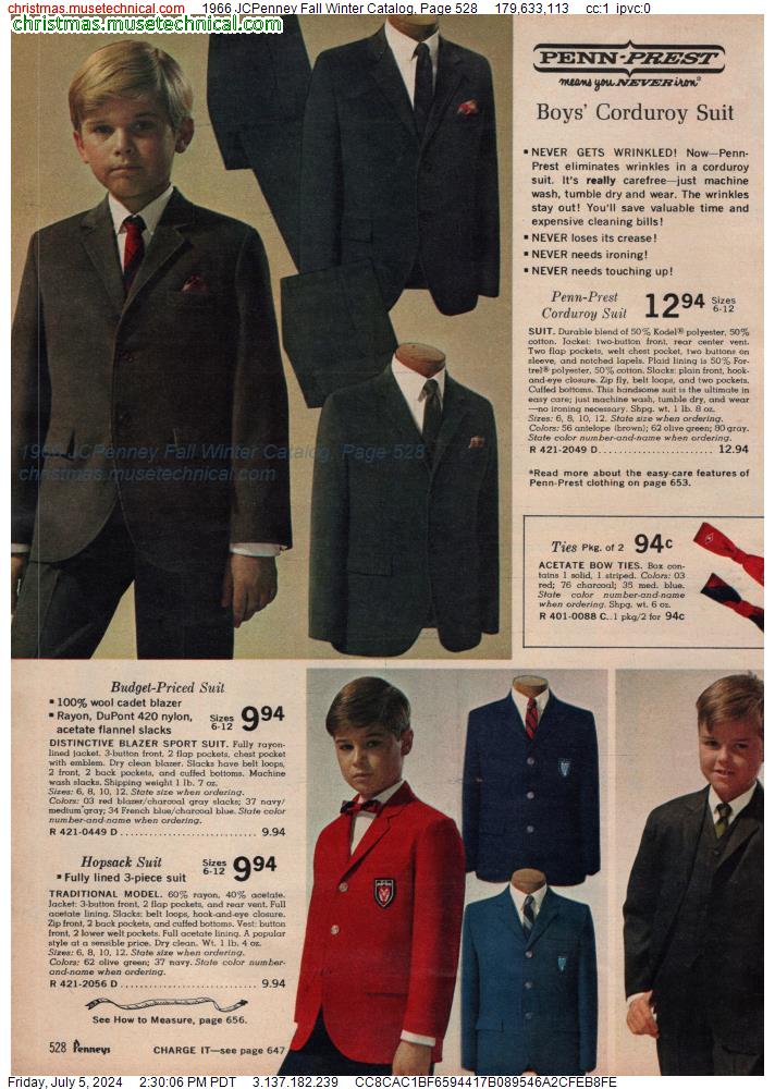 1966 JCPenney Fall Winter Catalog, Page 528