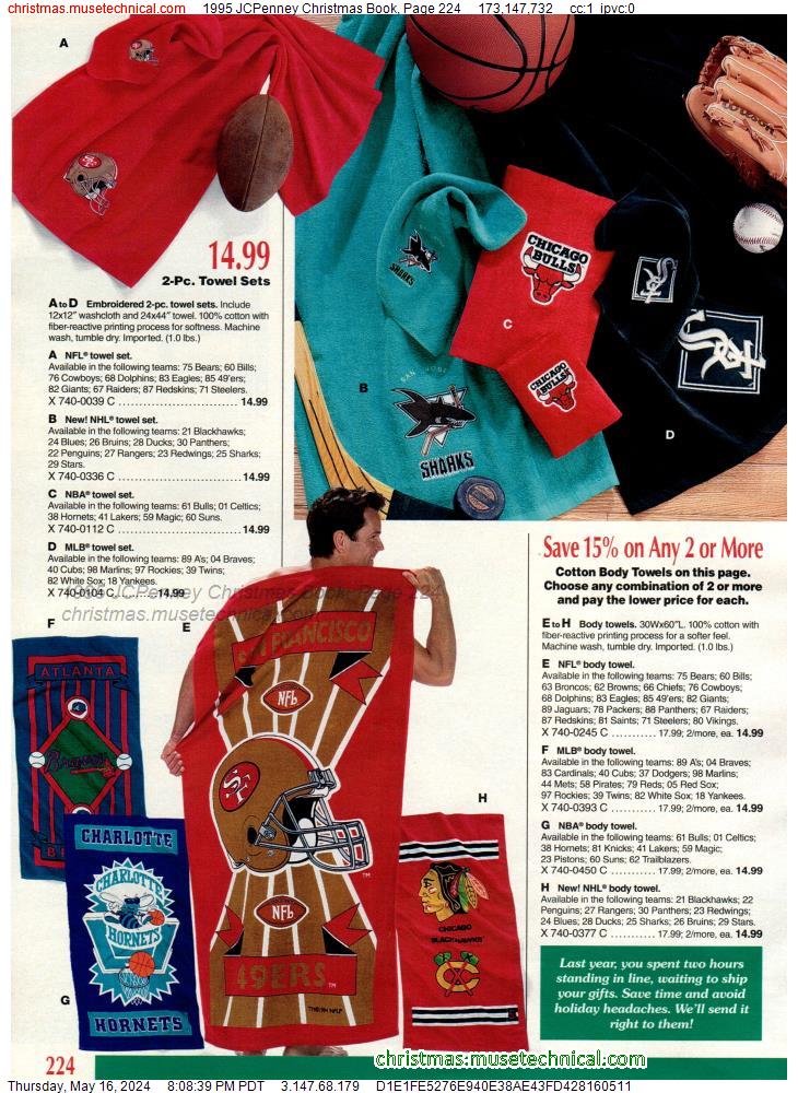 1995 JCPenney Christmas Book, Page 224