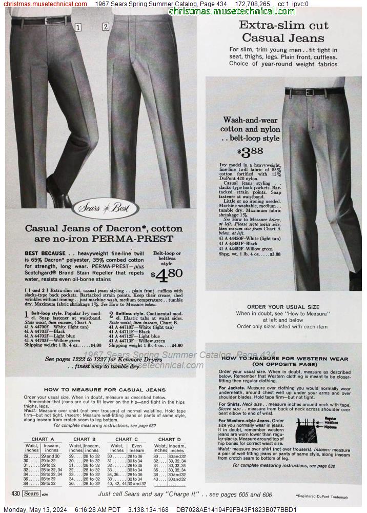 1967 Sears Spring Summer Catalog, Page 434