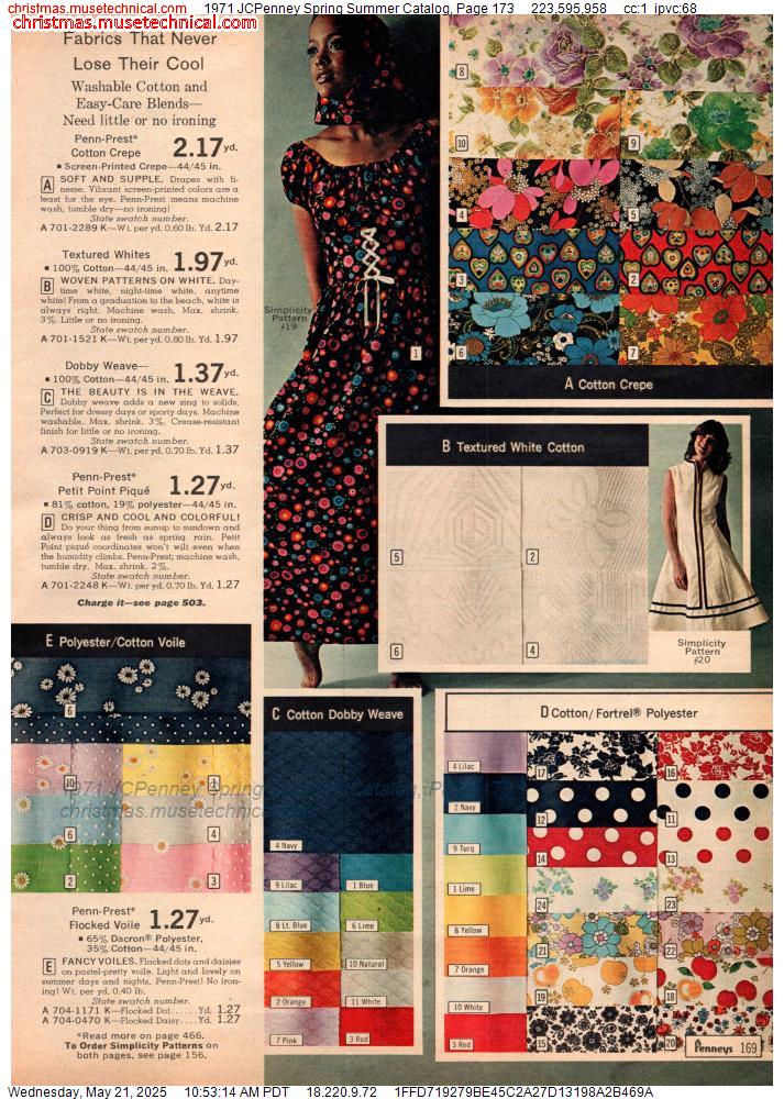 1971 JCPenney Spring Summer Catalog, Page 173