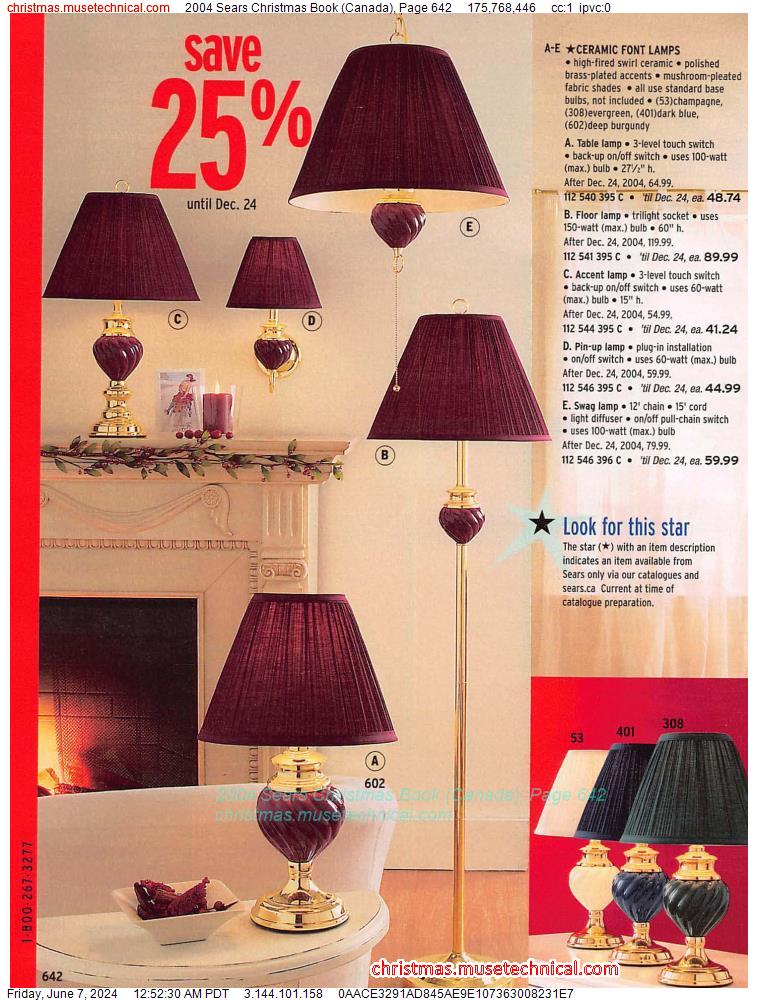 2004 Sears Christmas Book (Canada), Page 642