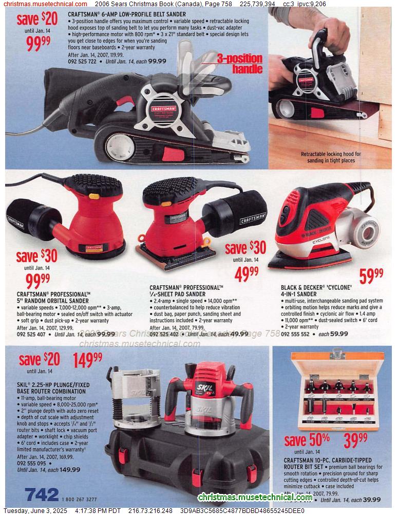 2006 Sears Christmas Book (Canada), Page 758