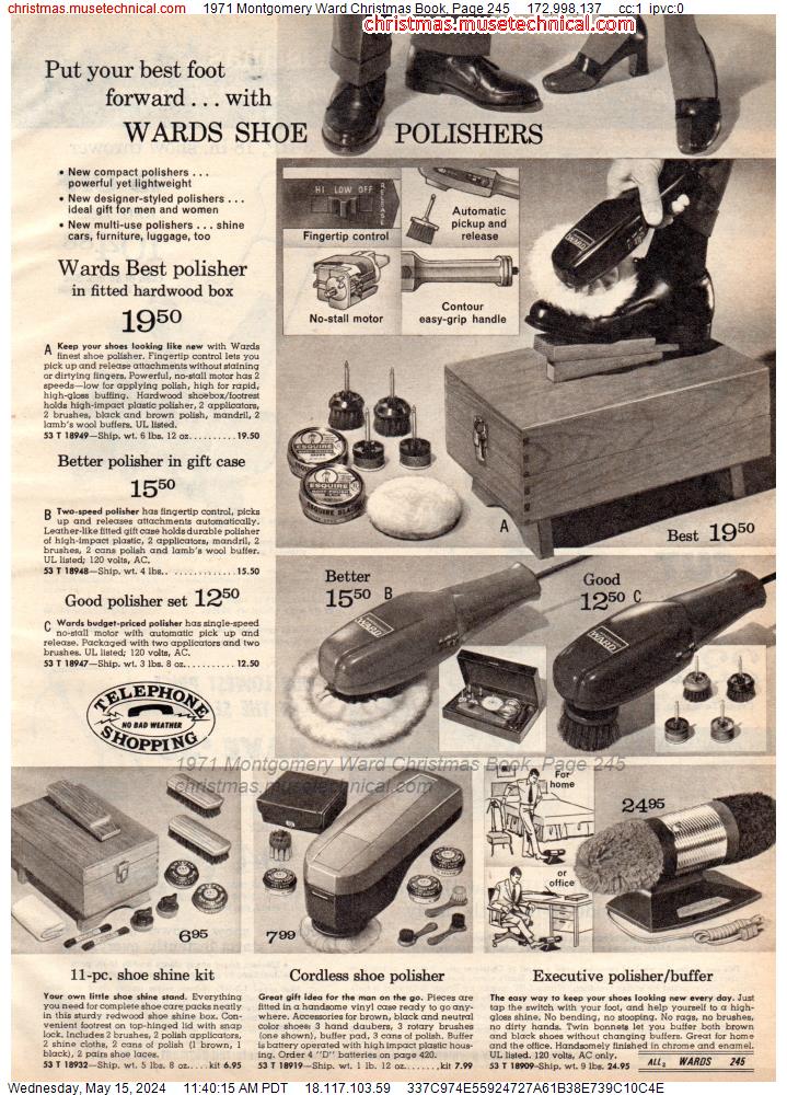 1971 Montgomery Ward Christmas Book, Page 245