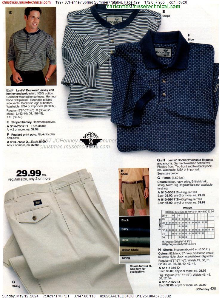 1997 JCPenney Spring Summer Catalog, Page 429