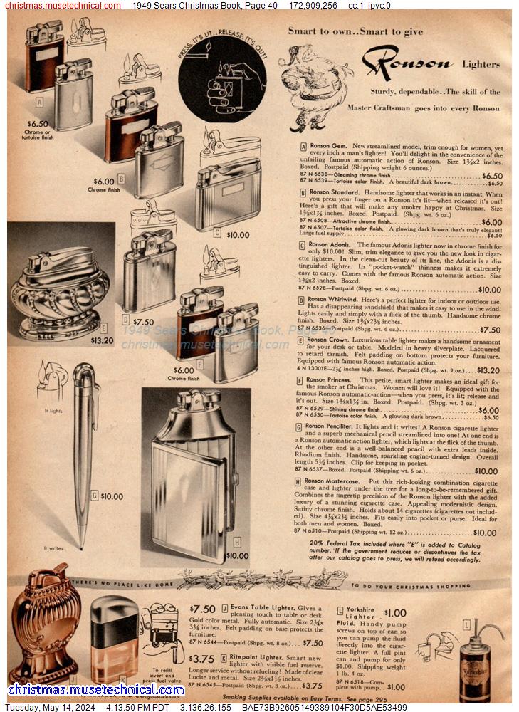 1949 Sears Christmas Book, Page 40