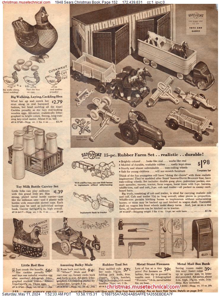 1948 Sears Christmas Book, Page 152