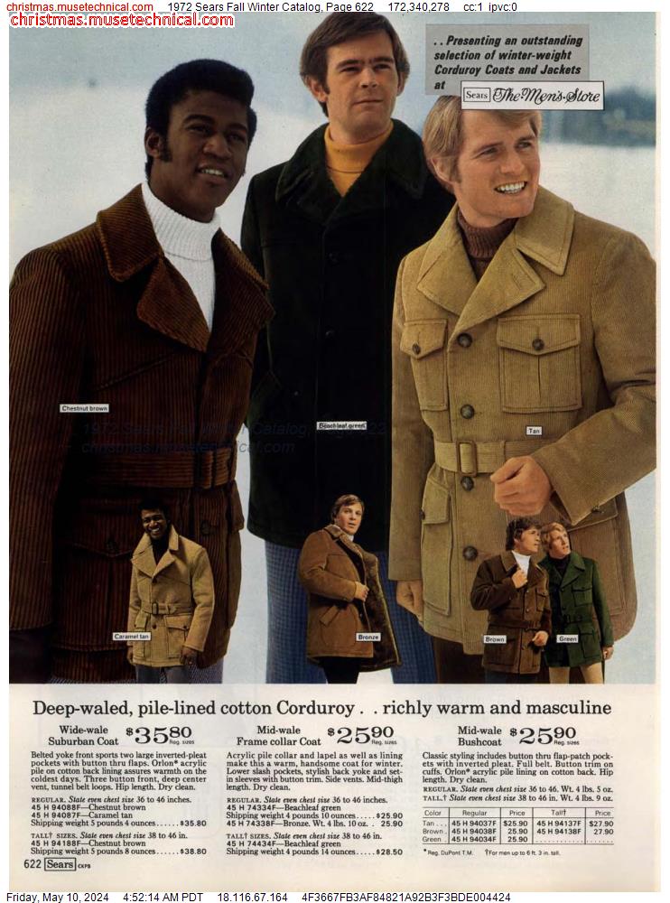 1972 Sears Fall Winter Catalog, Page 622