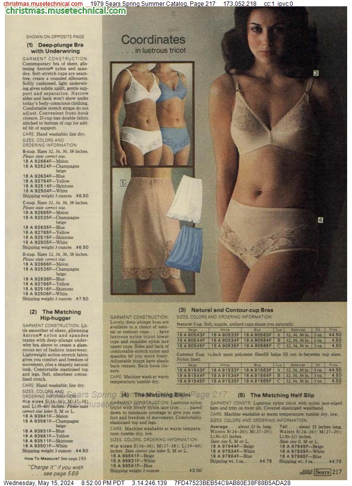 1979 Sears Spring Summer Catalog, Page 217
