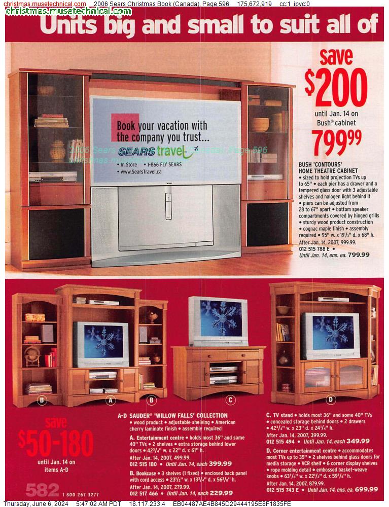 2006 Sears Christmas Book (Canada), Page 596