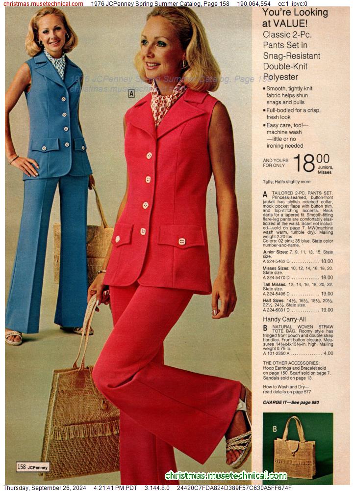 1976 JCPenney Spring Summer Catalog, Page 158