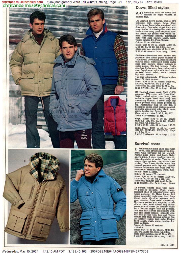 1984 Montgomery Ward Fall Winter Catalog, Page 331