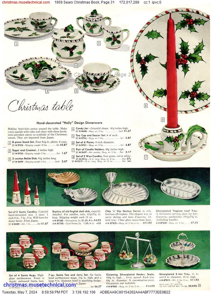 1959 Sears Christmas Book, Page 31