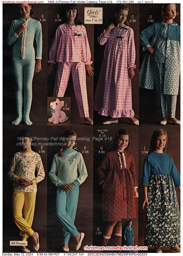1966 JCPenney Fall Winter Catalog, Page 418