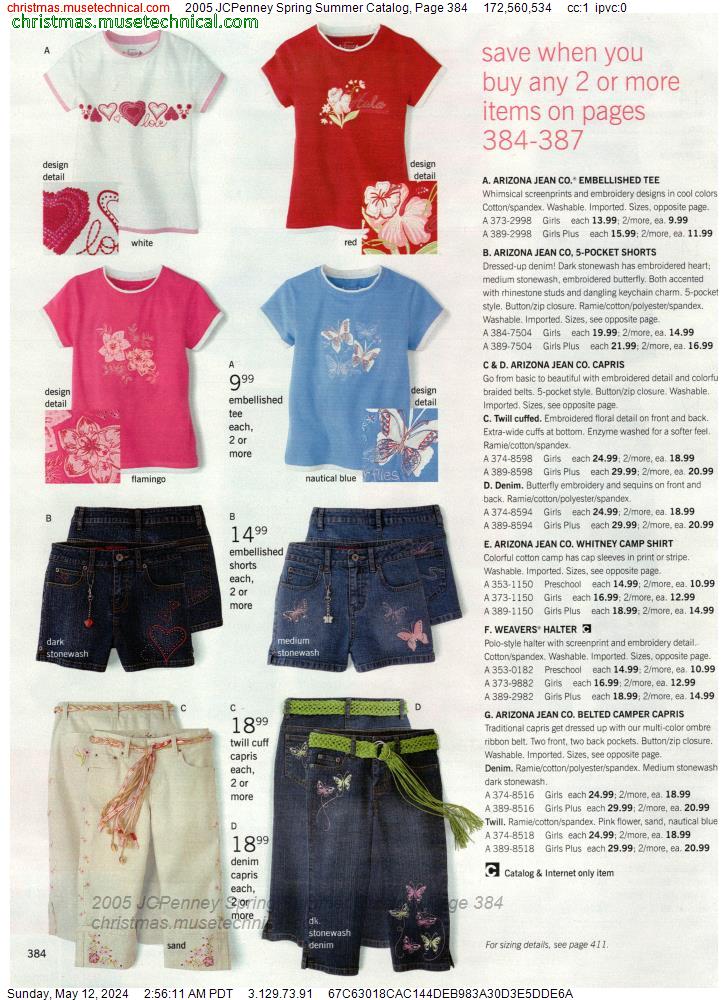 2005 JCPenney Spring Summer Catalog, Page 384