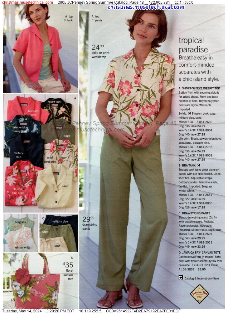 2005 JCPenney Spring Summer Catalog, Page 48